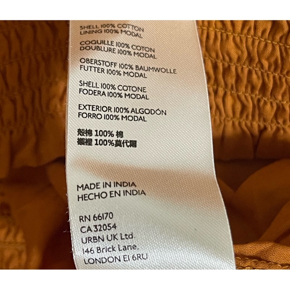 Anthropologie Embroidered Lace Blouse Dark Orange NWT Size XL - Picture 7 of 12